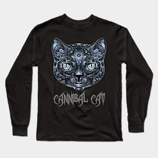 Cold Metal Cannibal Cat Long Sleeve T-Shirt